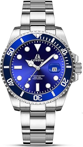 Mens Watches Stainless Steel Waterproof Analog Quartz Watch